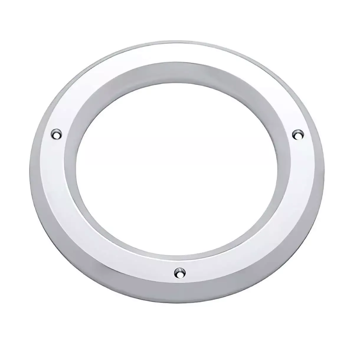 4″ Chrome Plastic Light Bezel