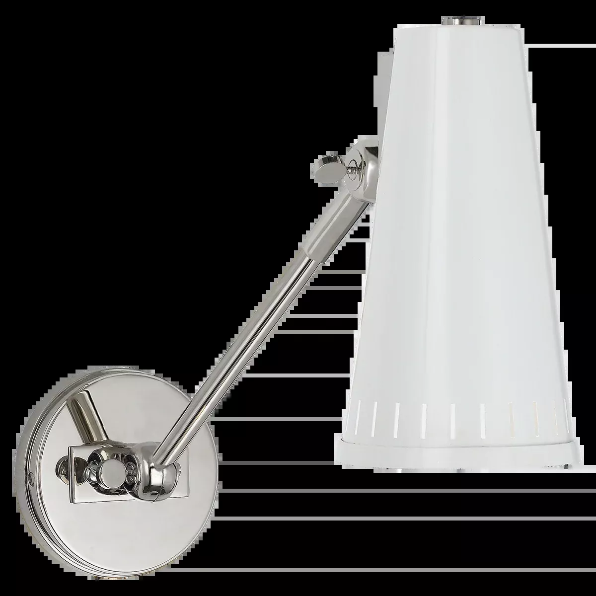 Antonio Adjustable One Arm Wall Lamp