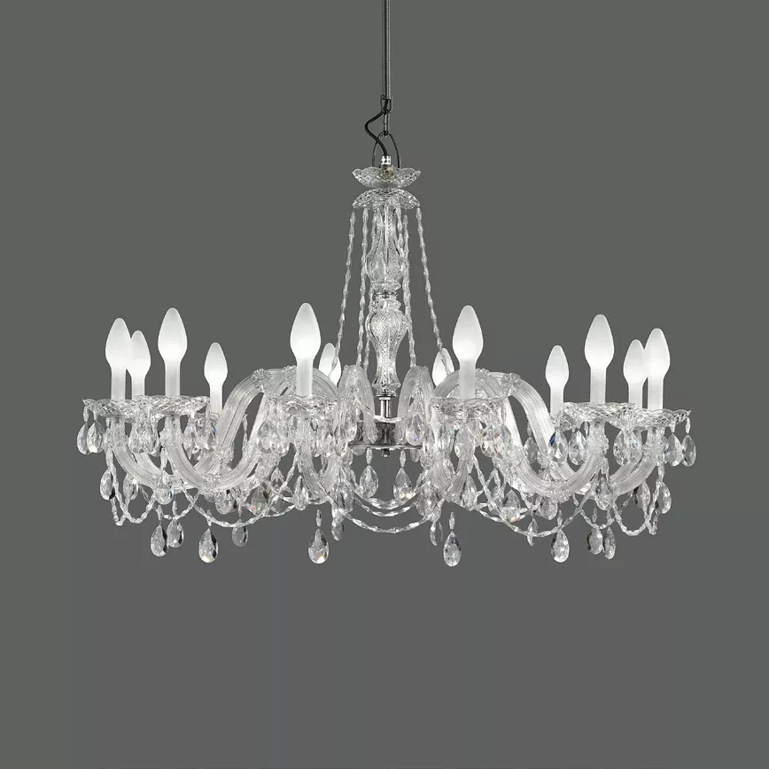 Drylight 12 Light Outdoor Chandelier
