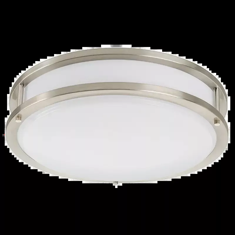 ETI FMNL-15IN-1600LM-8-3CP-SV-TD 15 Inch Orbit Round Flush Mount 1600Lms 3000K/4000K/5000K 22W UL/ES (564111120) - Customlampdesigns
