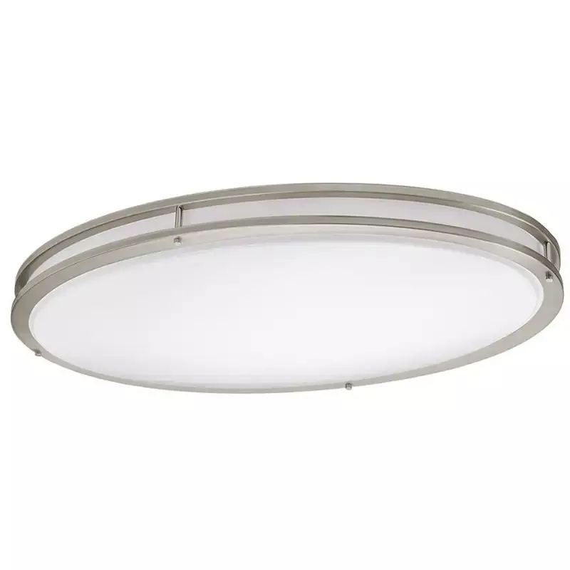 ETI FMNL-32IN-3000LM-8-3CP-SV-TD 32 Inch Oval Flush Mount 42W 3000Lm 3000/4000/5000K UL/ES (564121120) - Customlampdesigns