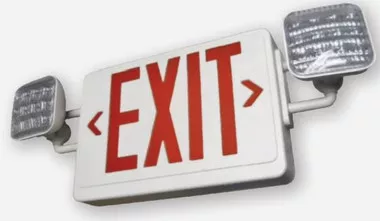LED Exit/Emergency Light Combo 1 or 2 Face