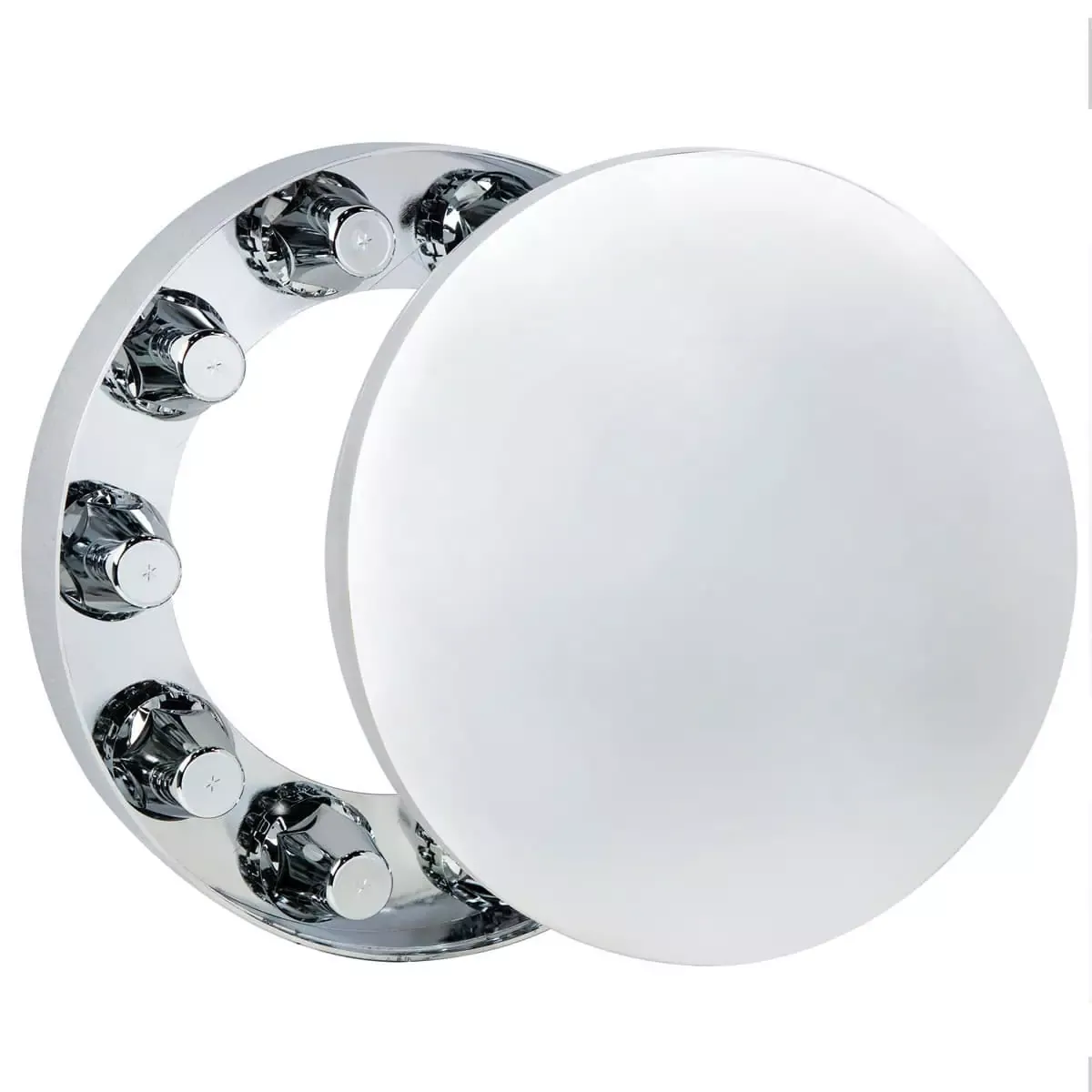 Moon Front Axle Cover With 33mm Thread-On Low Profile Nut Cover – Chrome