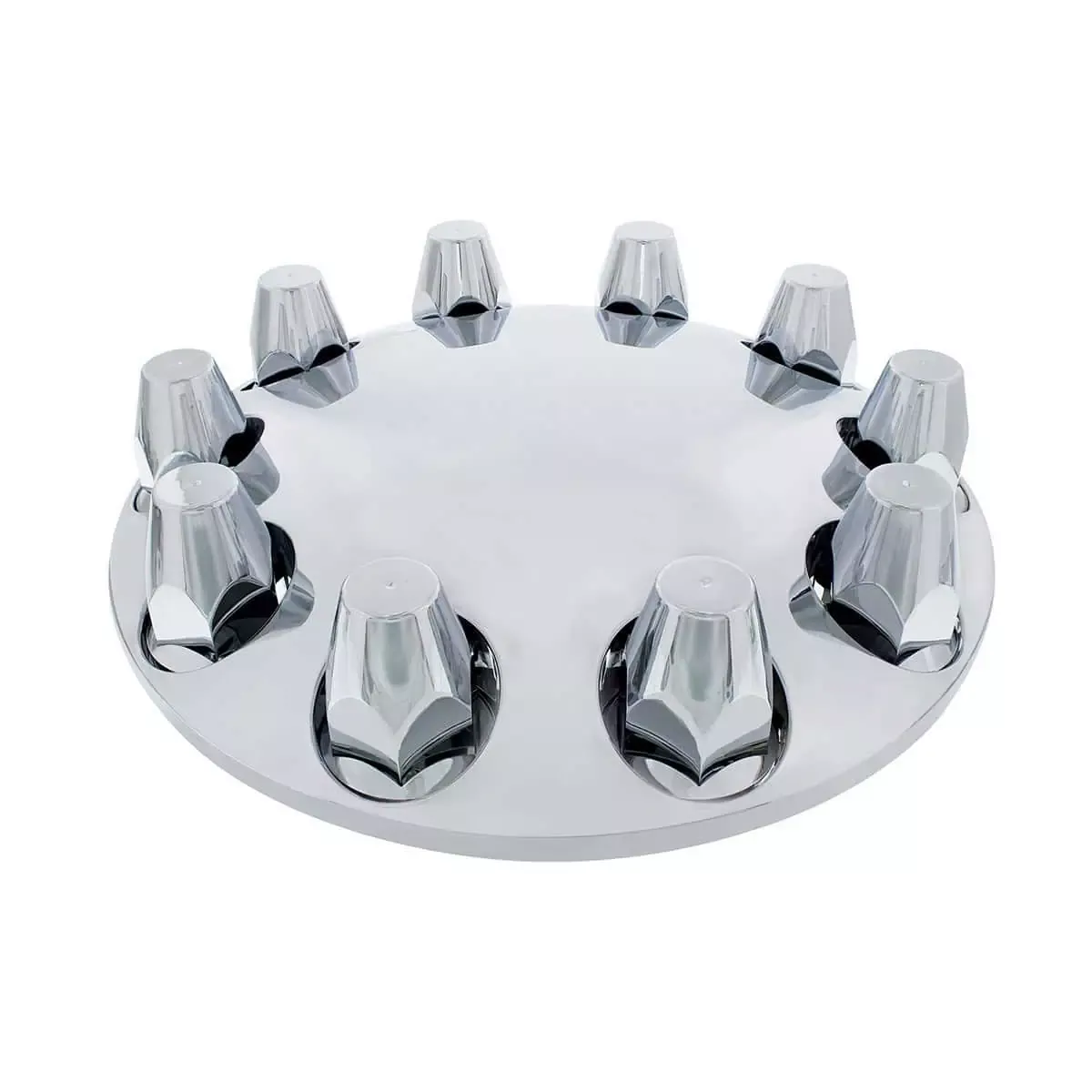 Moon Front Axle Cover With 33mm Thread-On Nut Cover – Chrome