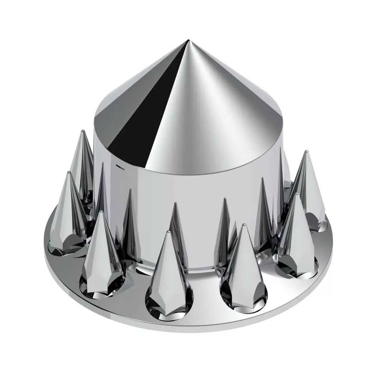 Spike Rear Axle Cover With 33mm Spike Thread-On Nut Covers – Chrome
