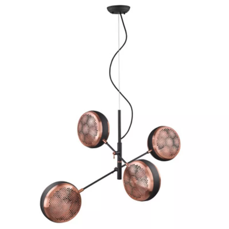 Trend Lighting Tholos 4-Light Pendant With Matte Black Finish TP30122BK