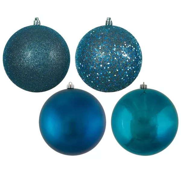 Vickerman 10 in. Sea Blue Ball Christmas Ornament