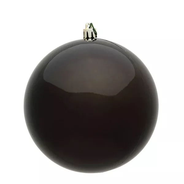 Vickerman 2.4 in. Gunmetal Shiny Ball Christmas Ornament