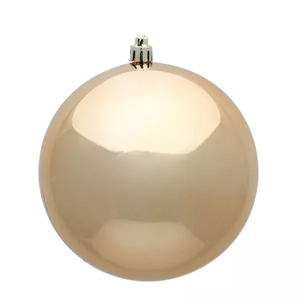 Vickerman 3 in. Cafe Latte Shiny Ball Christmas Ornament