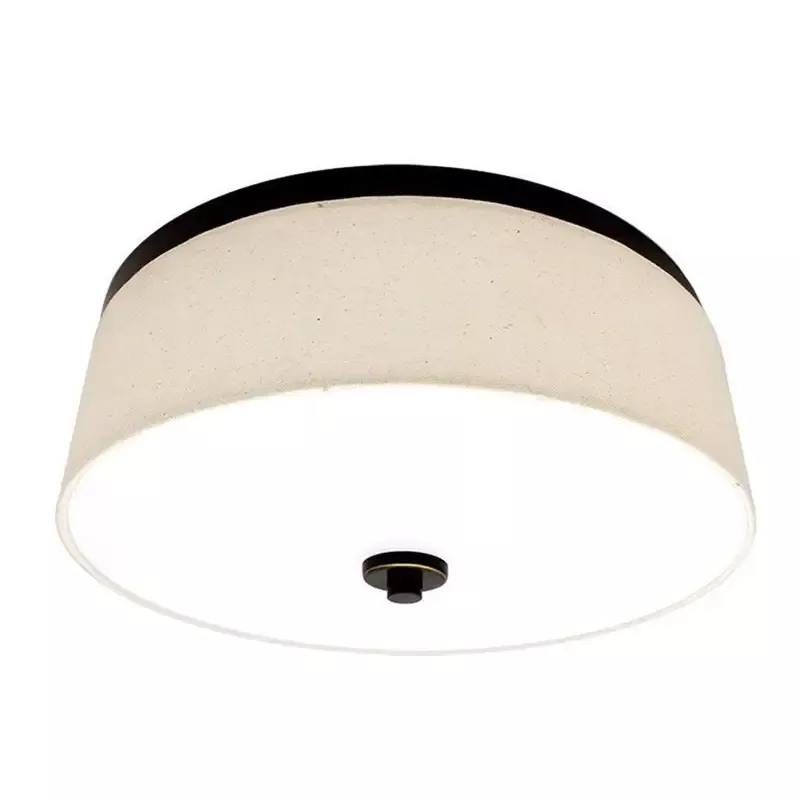 Westgate Manufacturing Integrated LED Fabric Drum 22 Inch 35W 2100Lm 90 CRI 5 CCT 2700K/3000K/3500K/4000K/5000K Brushed Nickel (LCFF-22-MCT5-BN) - Customlampdesigns