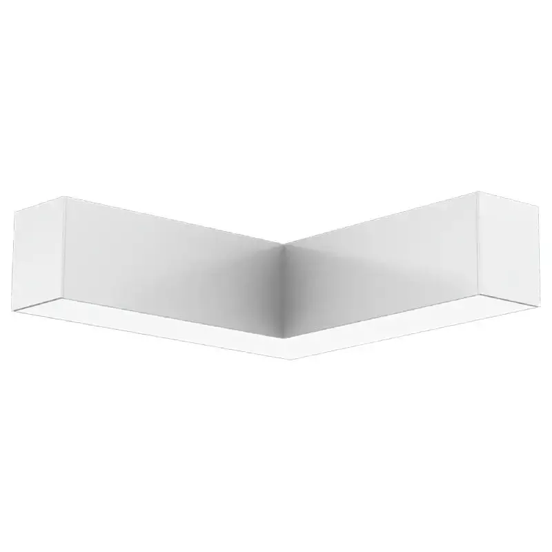 Westgate Manufacturing SCX 2.75 Inch Linear 1 Foot L Section 3000K/3500K/4000K/5000K With End Caps (SCX-L1FT-20W-MCT4) - Customlampdesigns