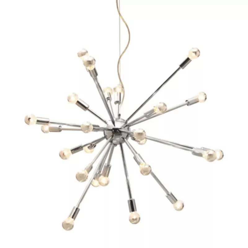Zuo Modern Physics With Ceiling Lamp With Chrome Finish 50031